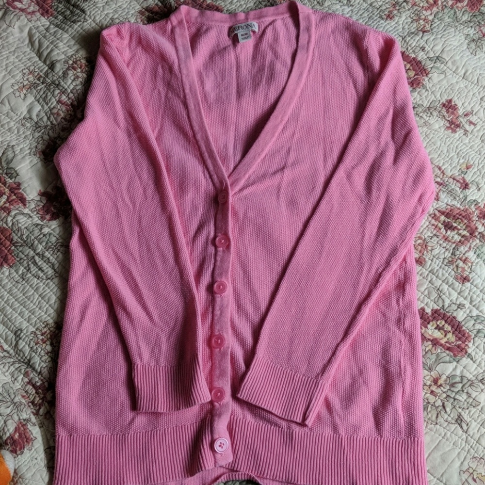 Pink knit Cardigan